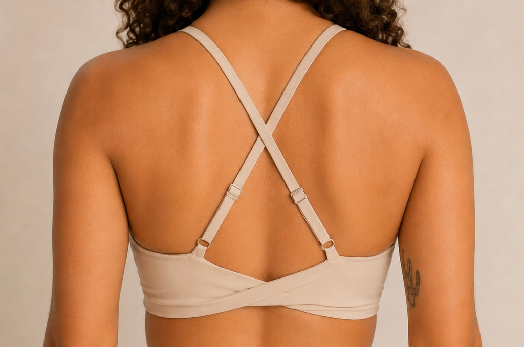 Seashell Cross Bra