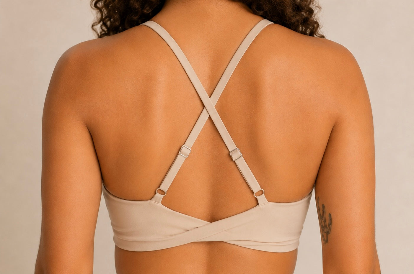 Seashell Cross Bra